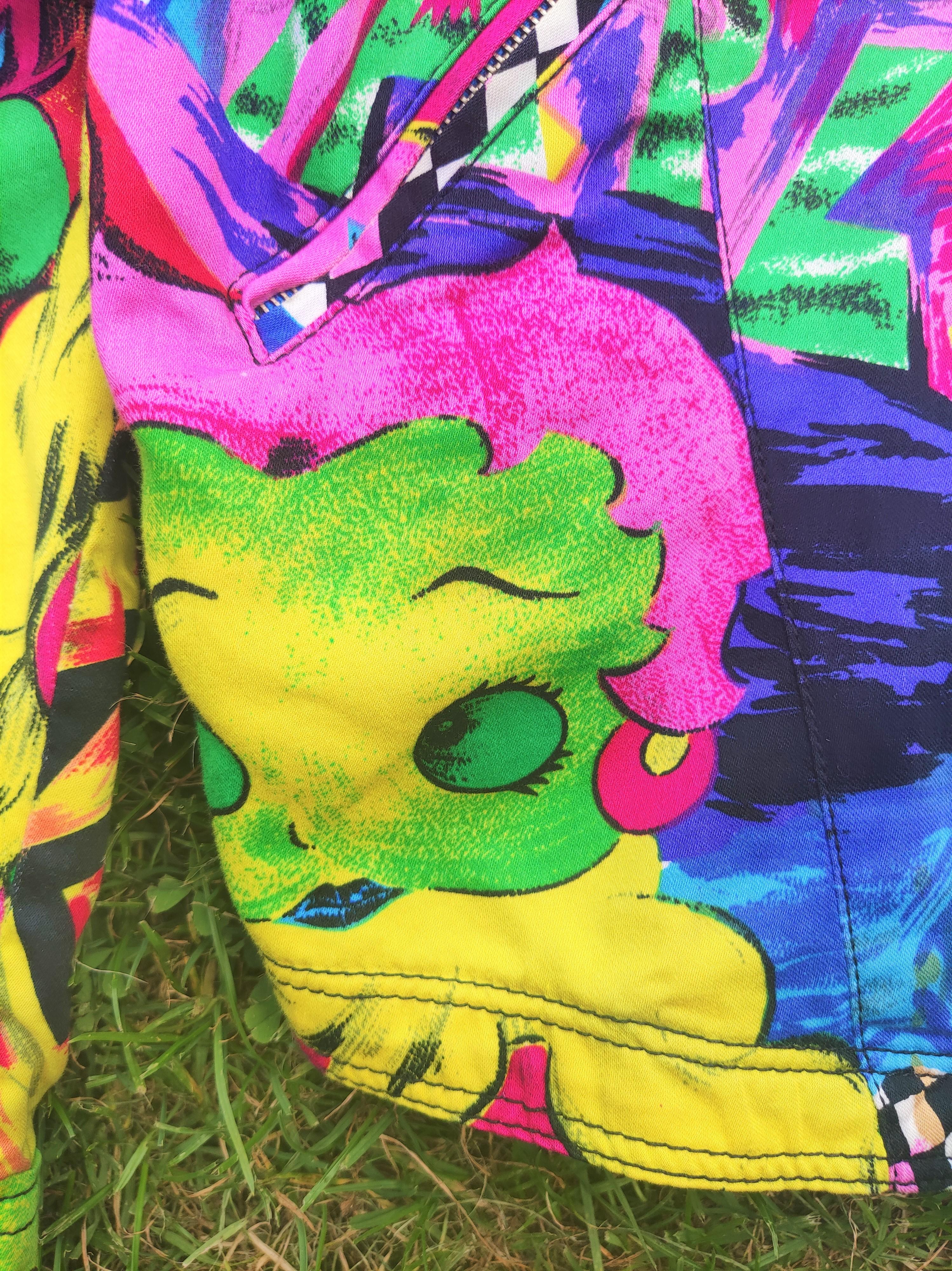 Versace Jeans Couture Marilyn Monroe Betty Boop, Pop-Art  Jacke , SS 1991 im Angebot 4