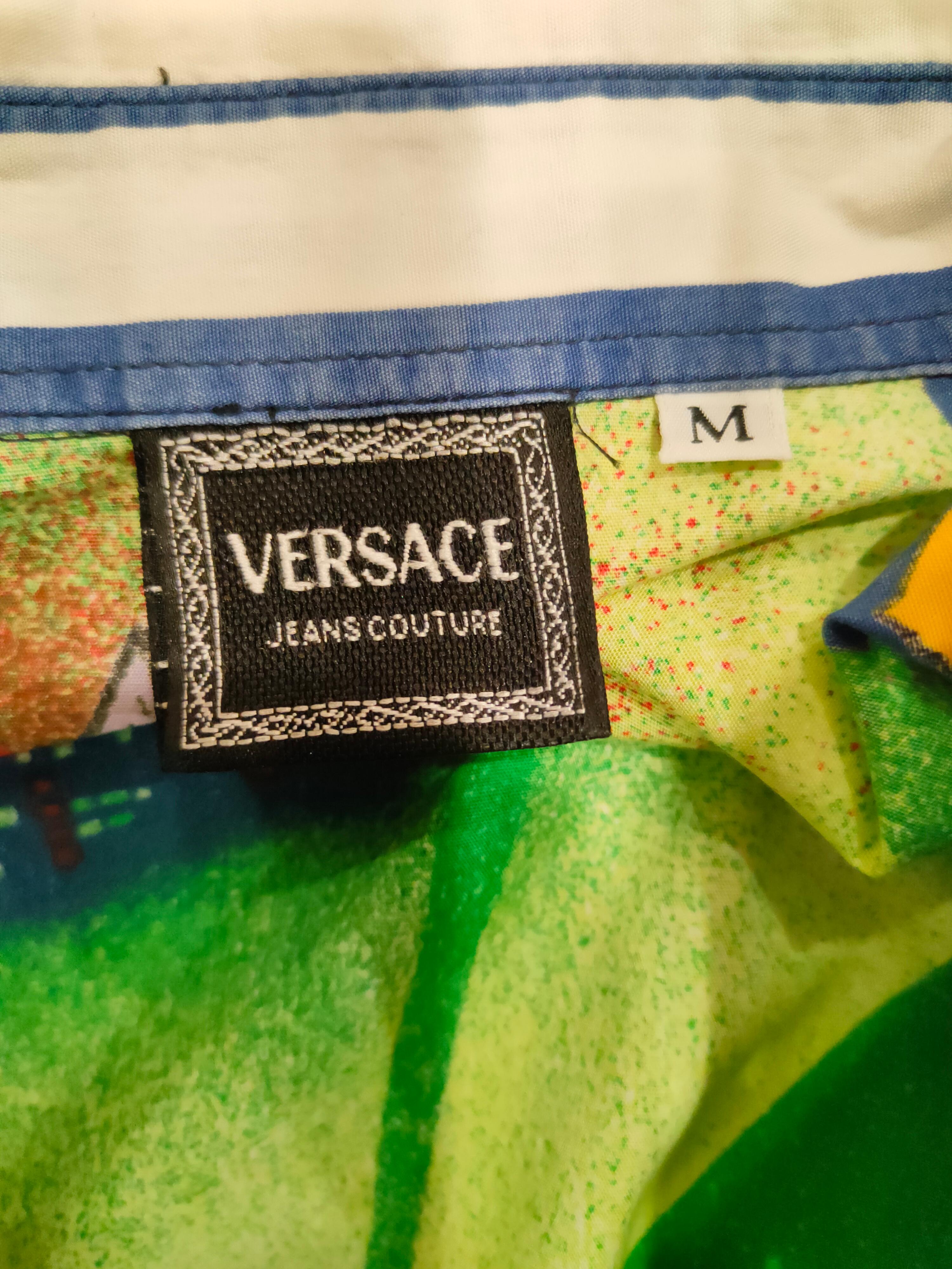 Men's Gianni Versace Jeans Couture New York Graffiti shirt
