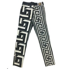 Gianni Versace Jeans Mens Printed Denim Trouser SS 1992
