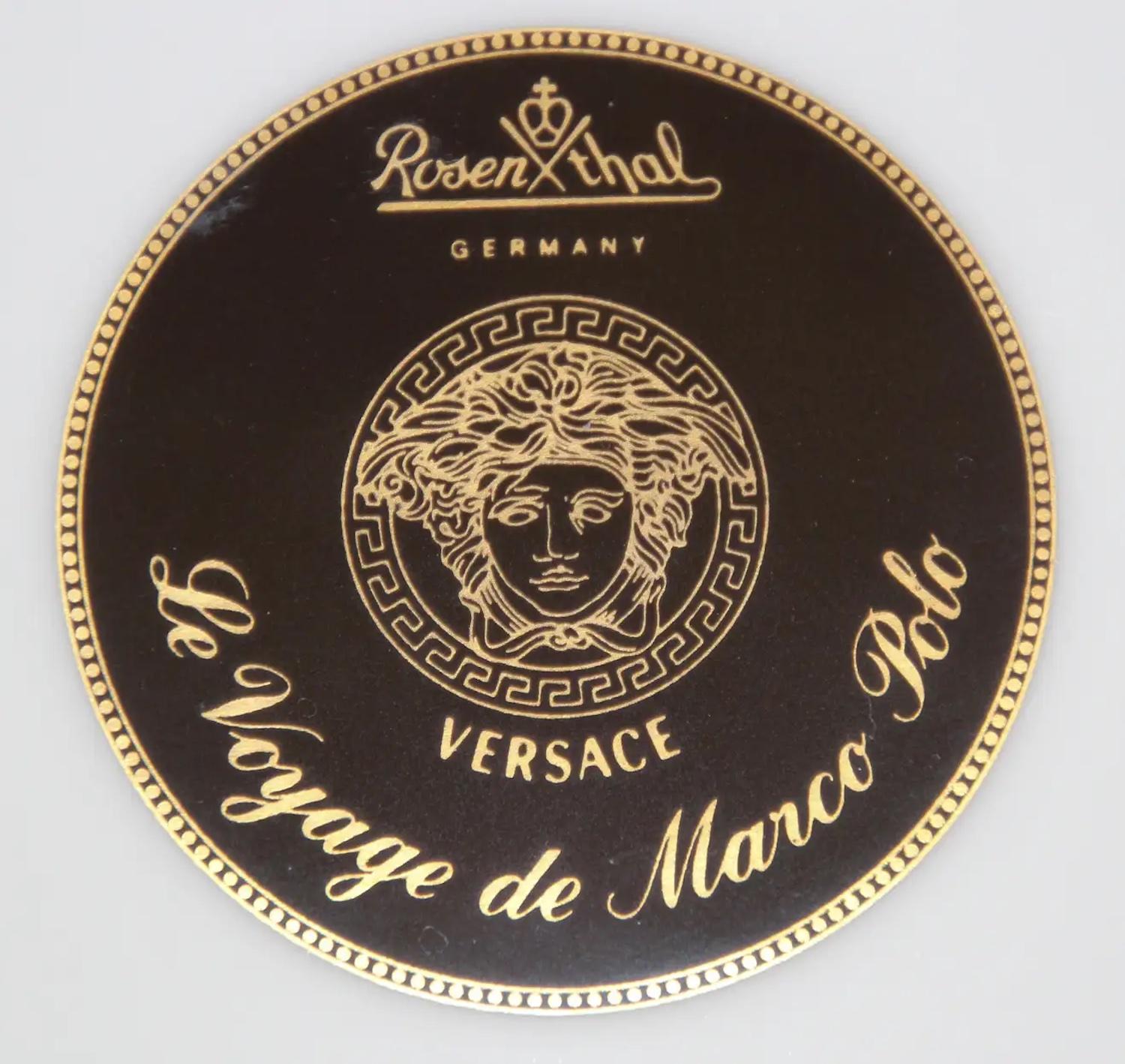 Für Rosenthal: „Le Voyage de Marco Polo“ von Gianni Versace im Angebot 9