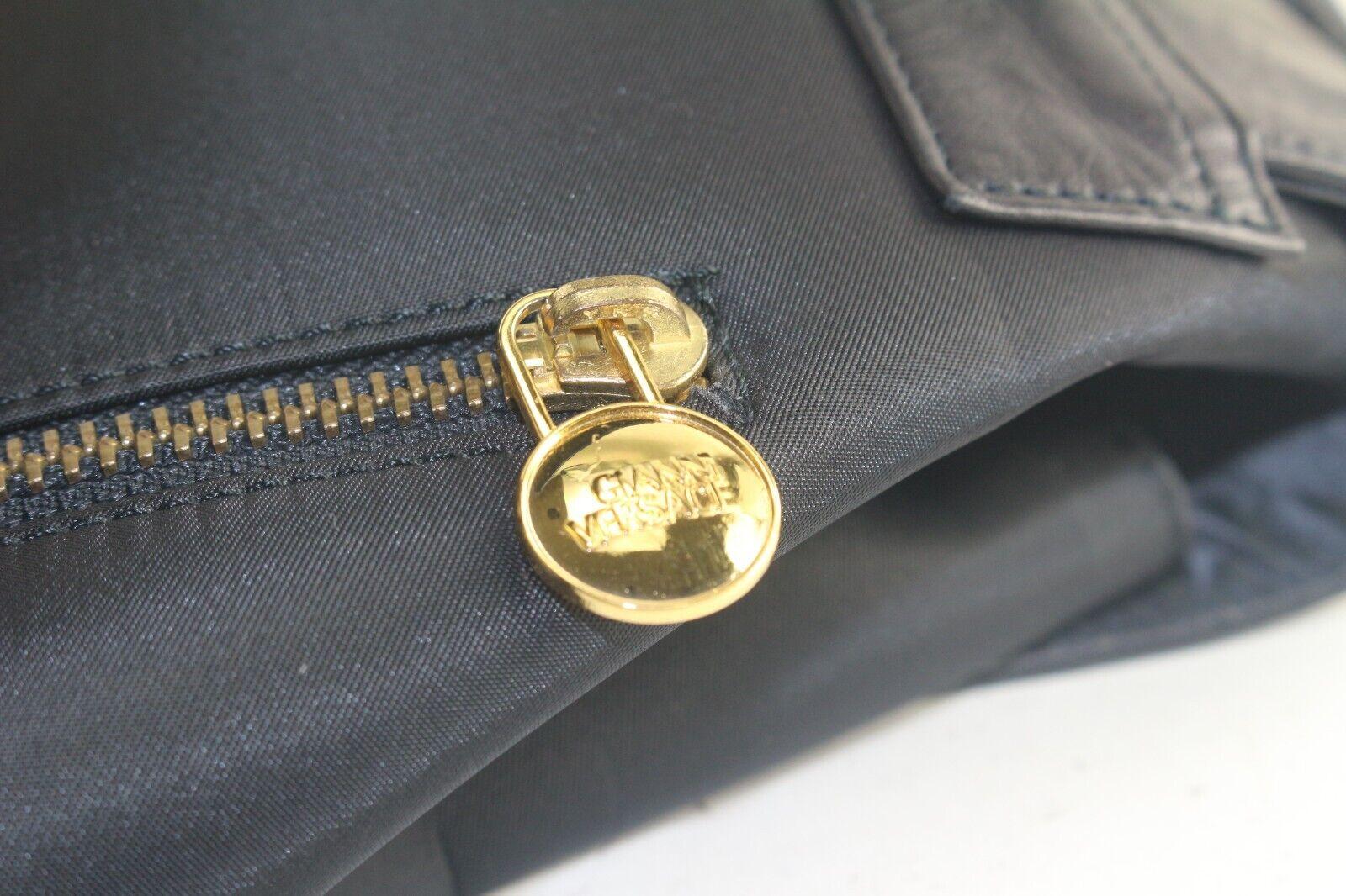 Gianni Versace Leather Backpack 2GV918K For Sale 5