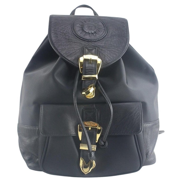 Gianni Versace Leather Backpack 2GV918K For Sale at 1stDibs