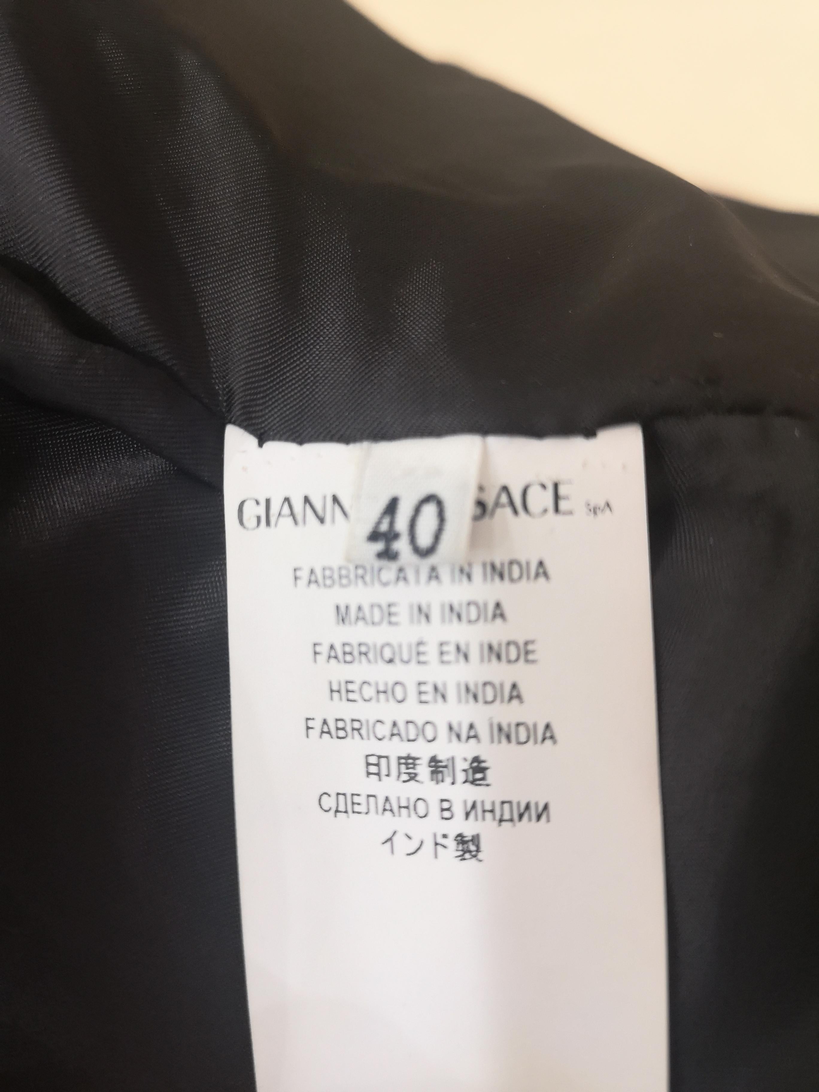 Gianni Versace Leather Coat 3