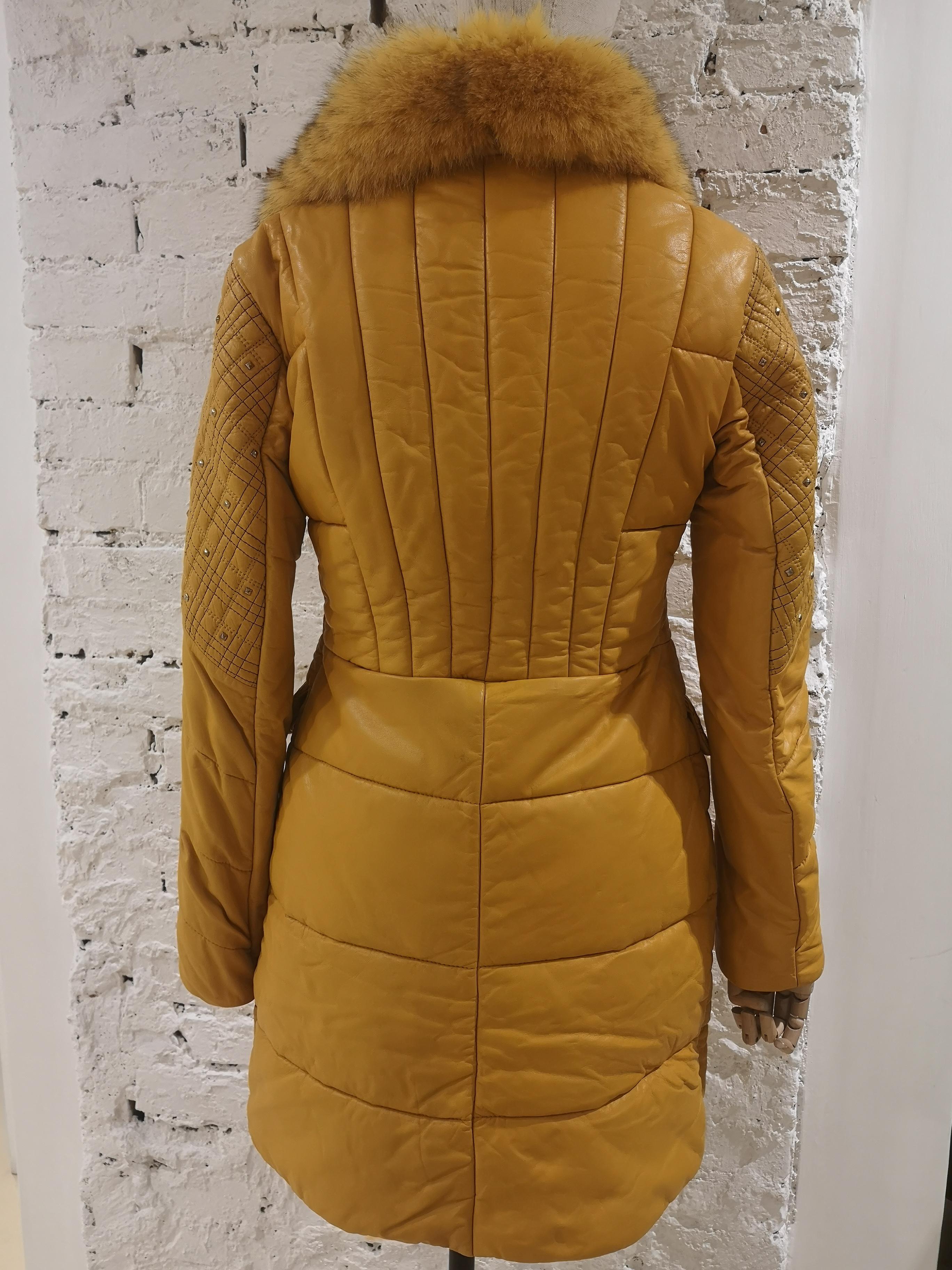 Gianni Versace Leather Coat 10