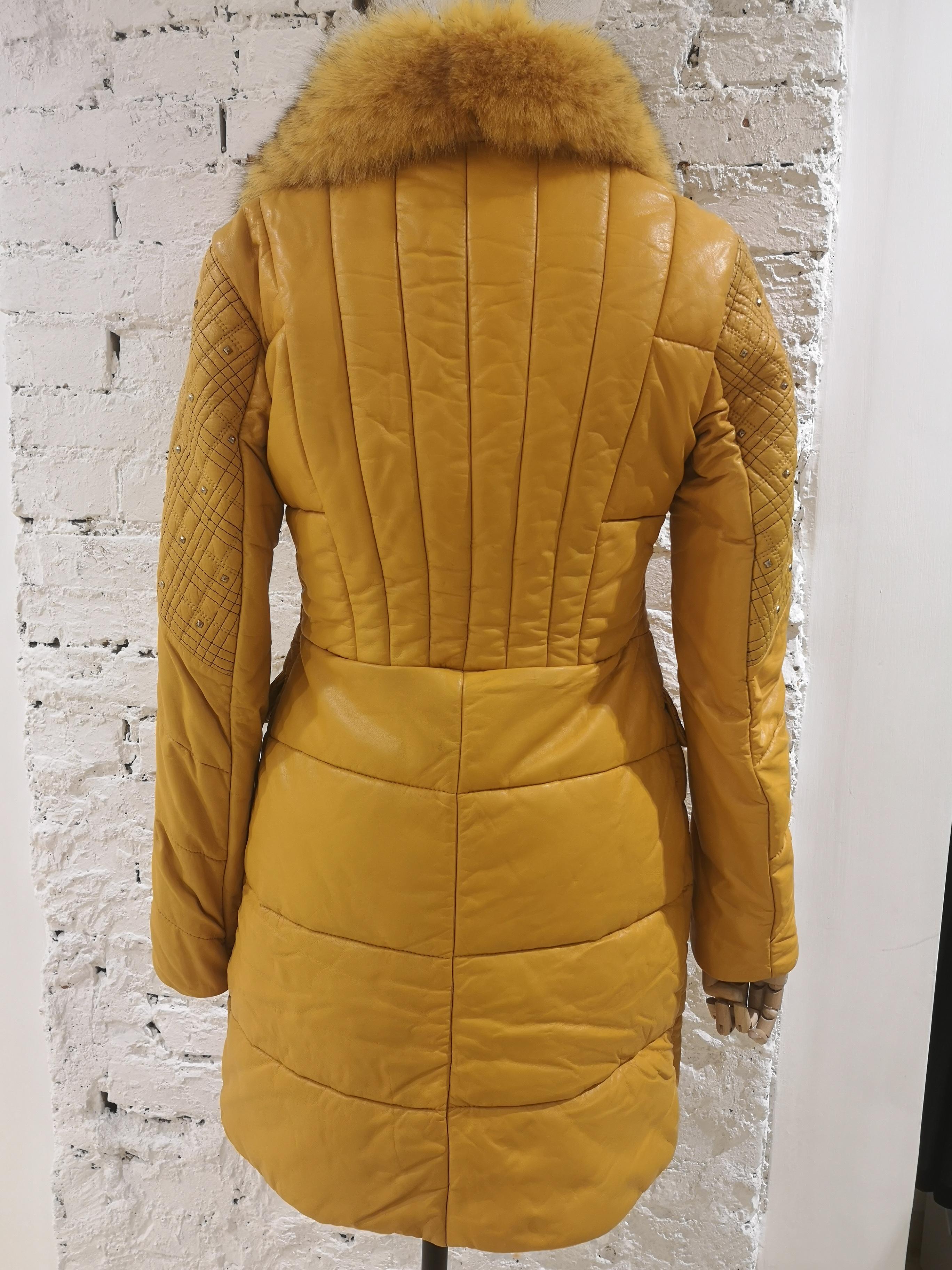 Gianni Versace Leather Coat 11