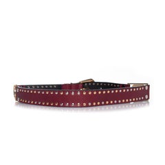 Gianni Versace, Leather studded medusa belt