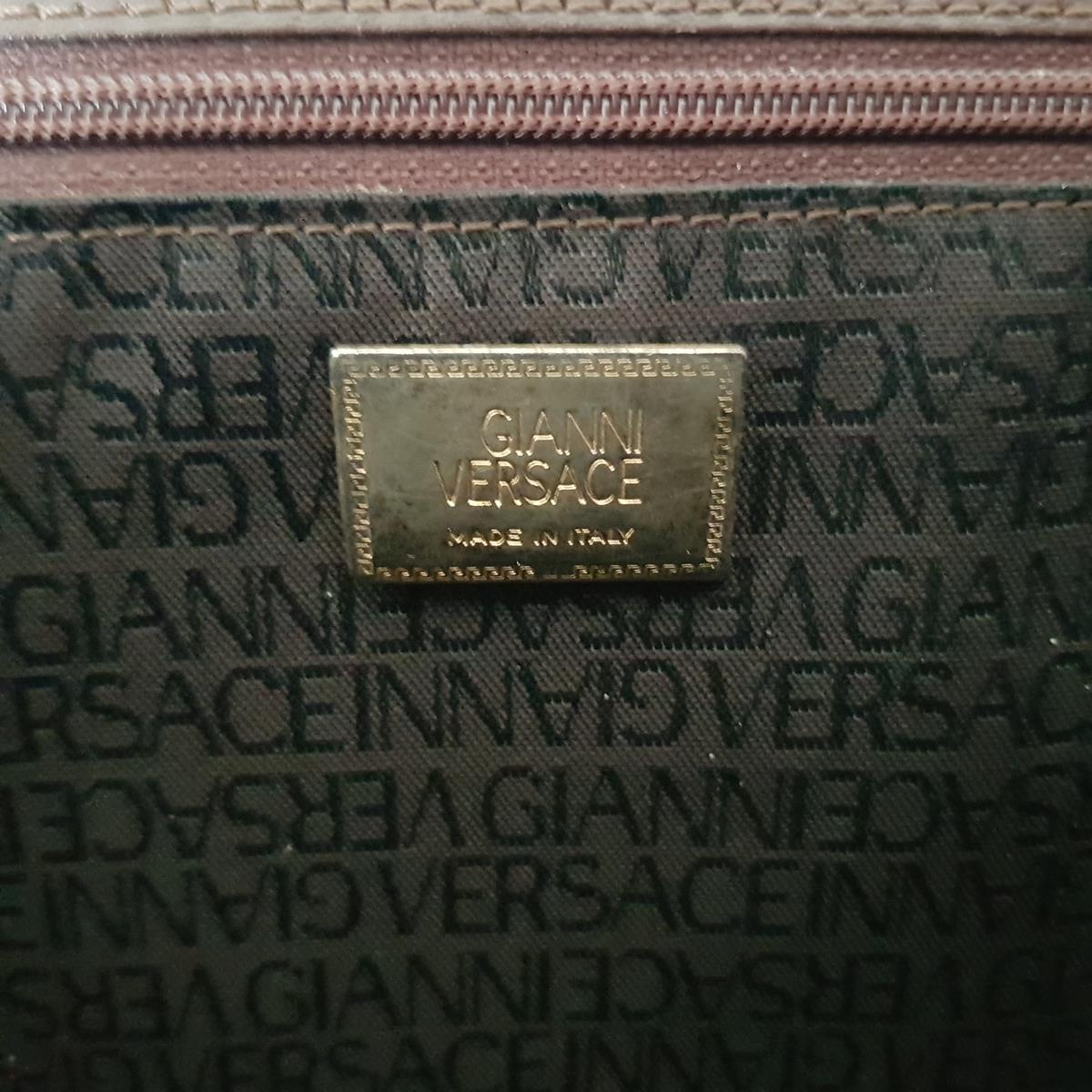 Gianni Versace Leather Vintage Bag In Fair Condition In Gazzaniga (BG), IT