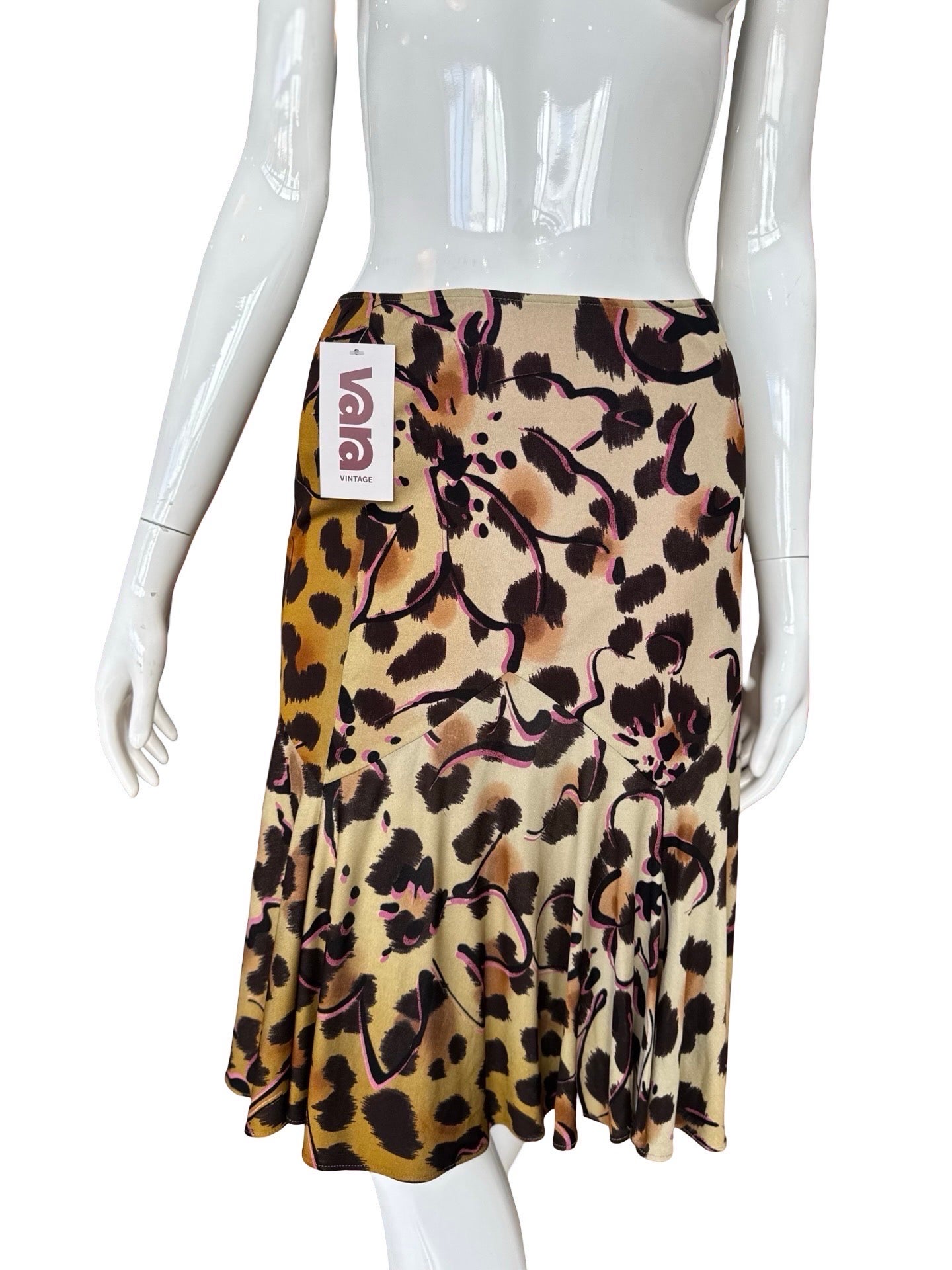 Falda de leopardo Gianni Versace en Excelente estado para la venta en Miami, FL