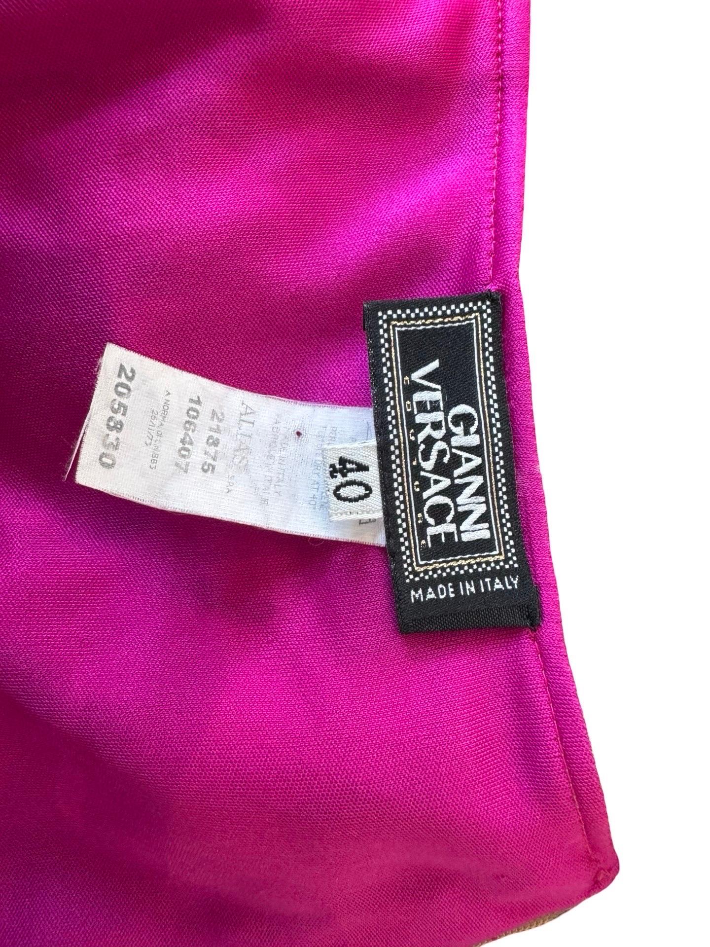 Falda de leopardo Gianni Versace en venta 2