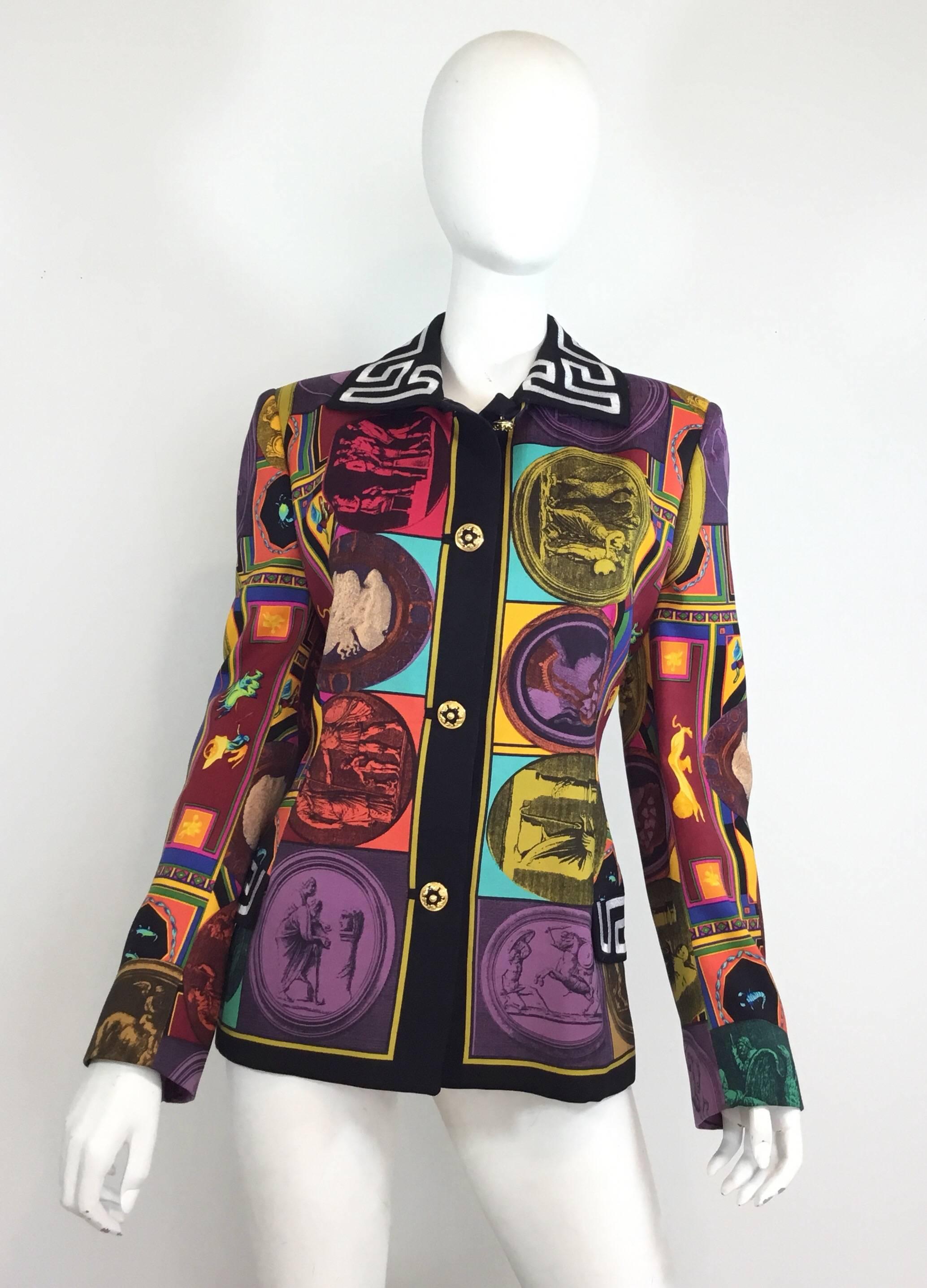 Gianni Versace Lifetime 1980s Skirt Suit Vintage In Excellent Condition In Carmel, CA