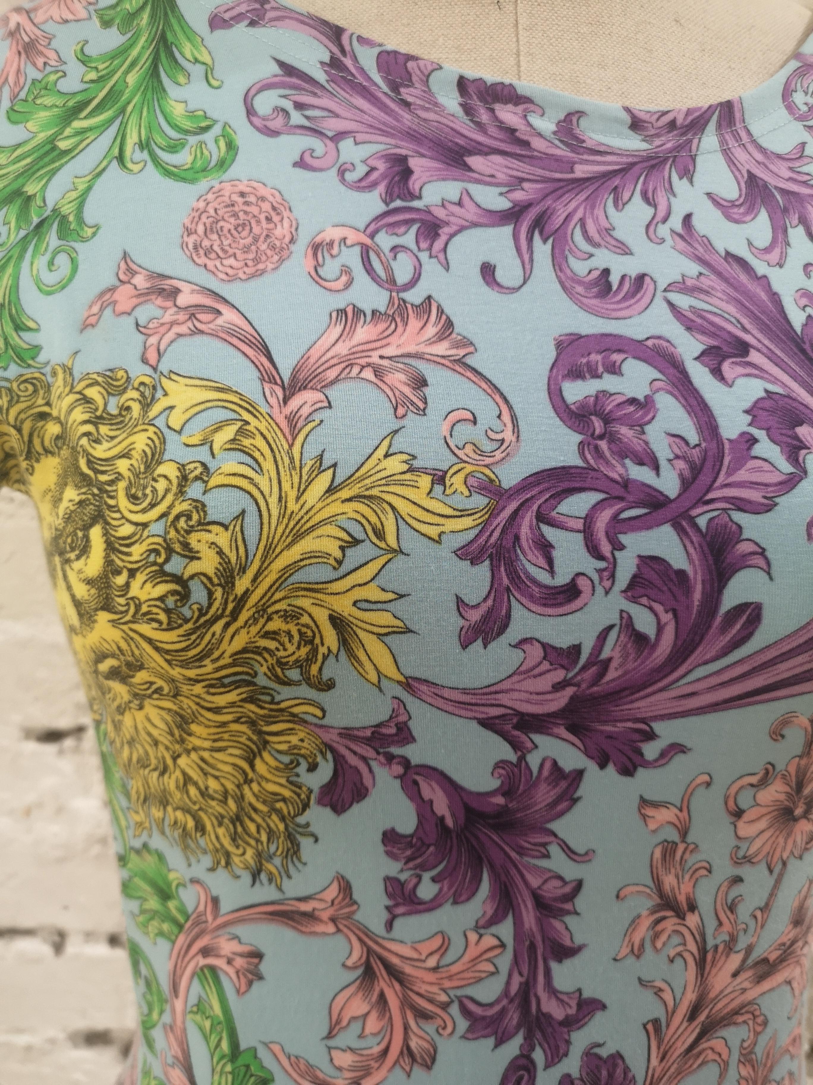 versace blue dress