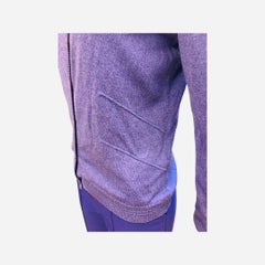 Gianni Versace Light Purple Cotton Knitted Cardigan