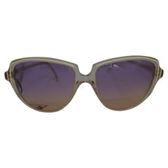Gianni Versace light purple yellow sunglasses NWOT