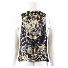 Gianni Versace Lion Print Waistcoat Autumn Winter 1991
