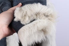 Gianni Versace Long Shearling Coat from the 1990s