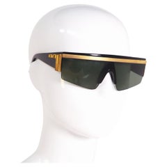 Gianni Versace Luxury Black Mask Sunglasses Mod. Y76