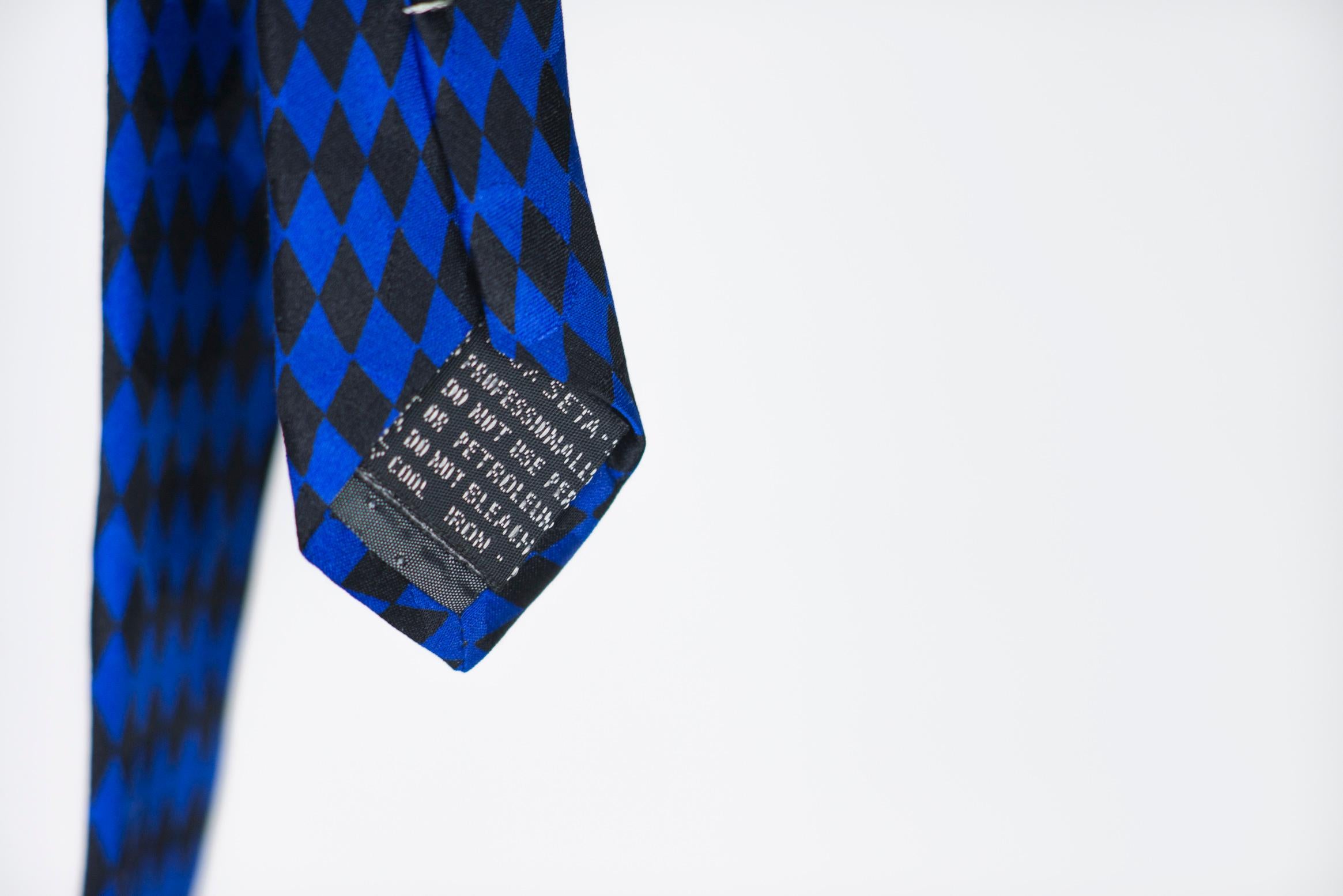 Gianni Versace Marilyn & James Dean Print Silk Neck Tie For Sale 6