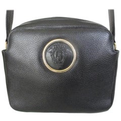 Used Gianni Versace Medusa Black bag