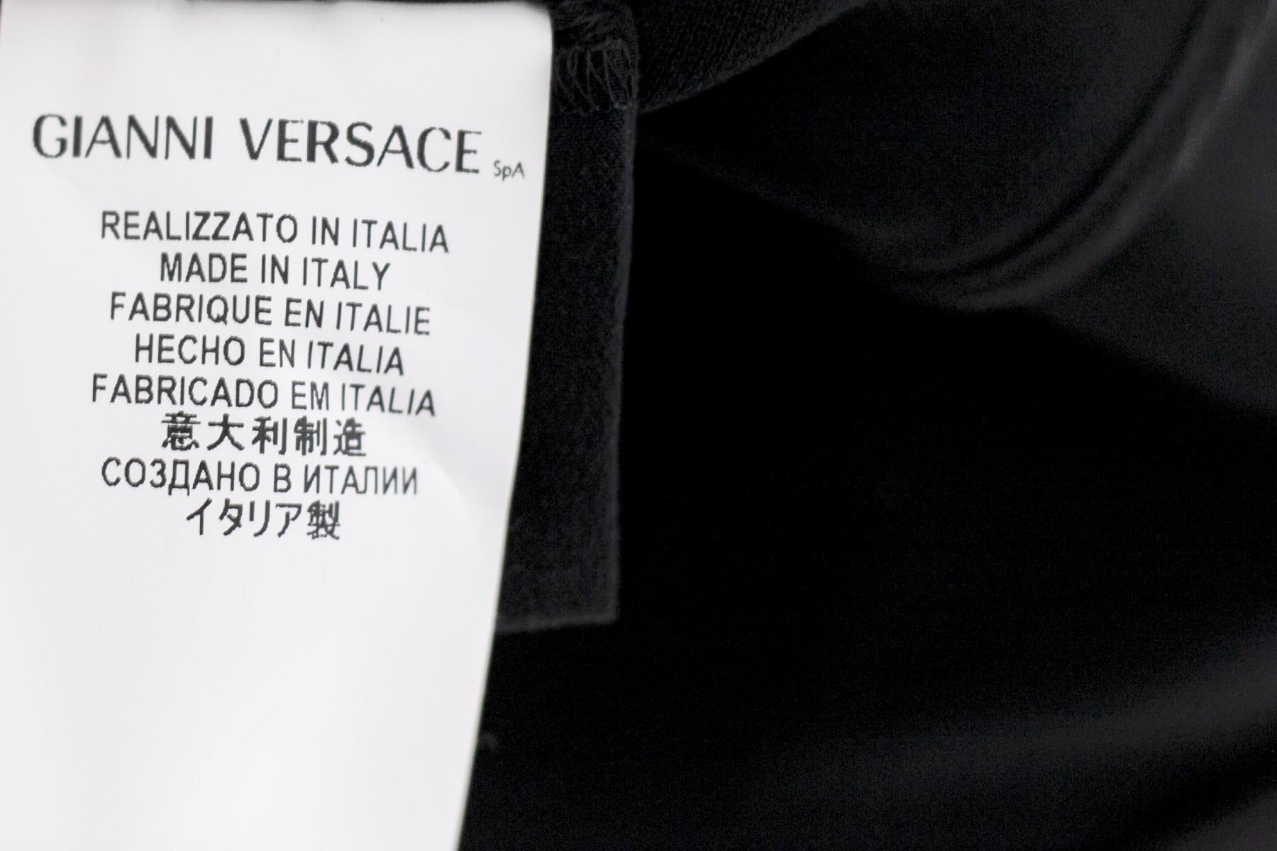 Gianni Versace Vestido de tubo negro 