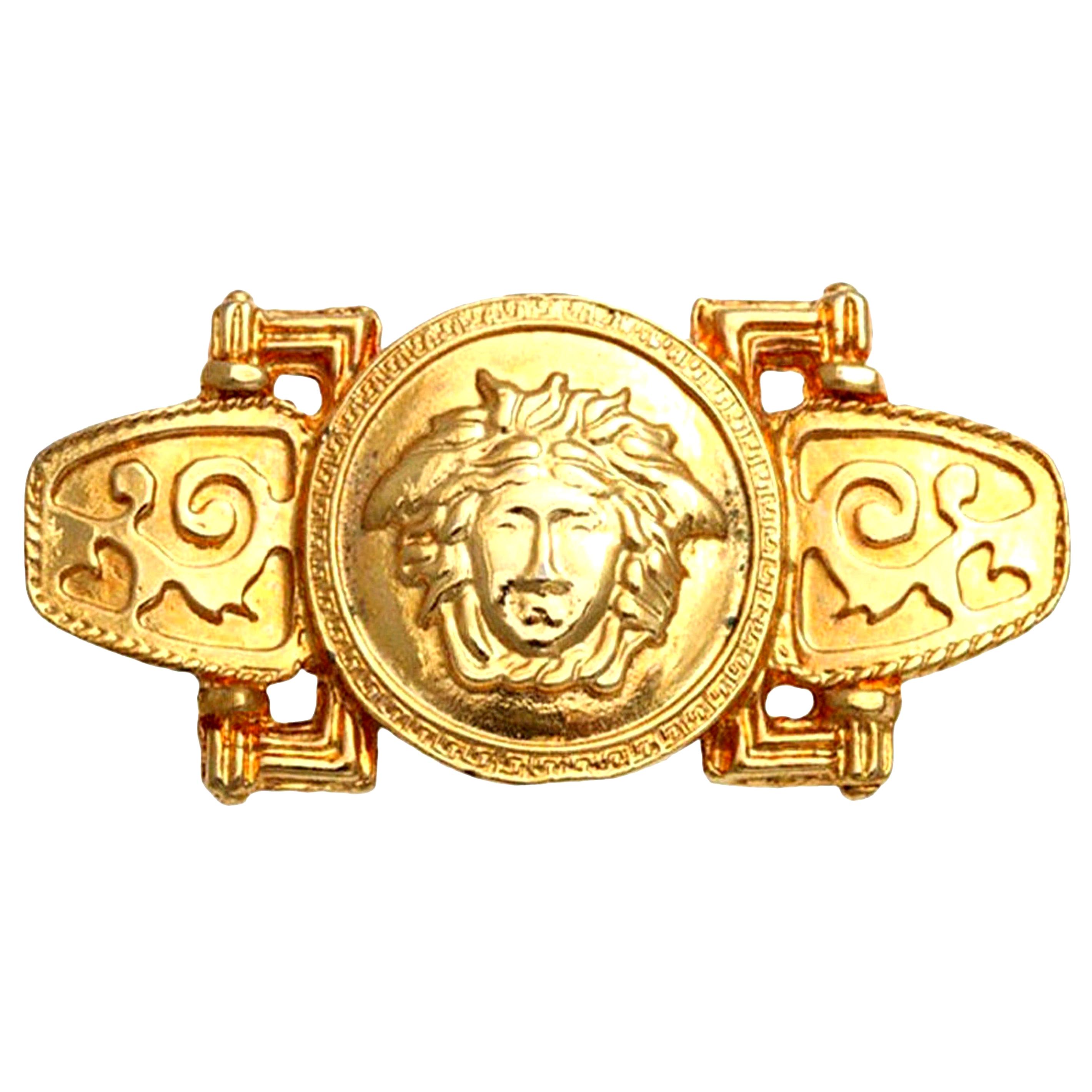 Gianni Versace Medusa Brooch For Sale