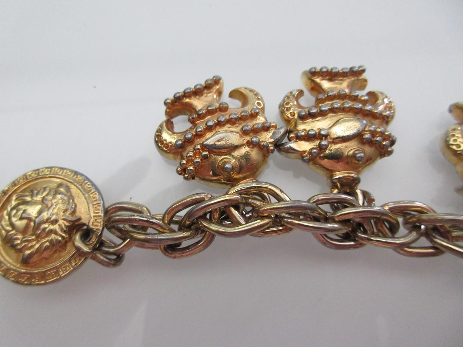 da uomo o donna Bracciale Gianni Versace Medusa in tonalità oro in vendita