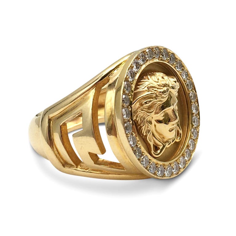 Versace Medusa Head Ring - Gold