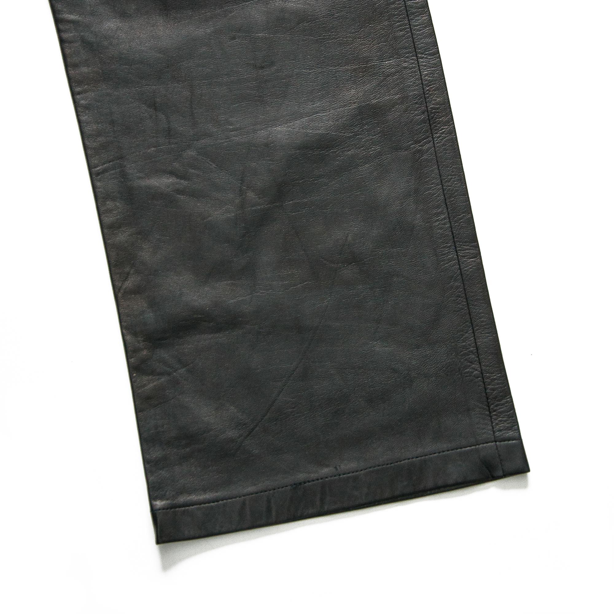 Gianni Versace Men's Black Leather Trousers size 52 4
