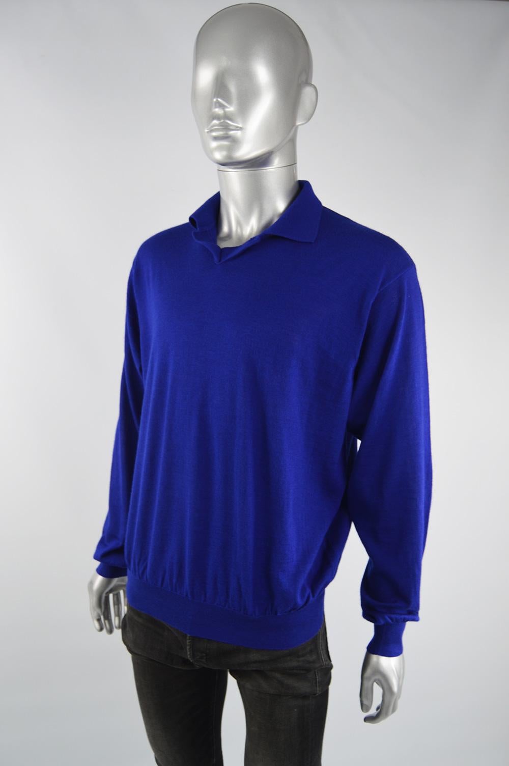 royal blue mens sweater