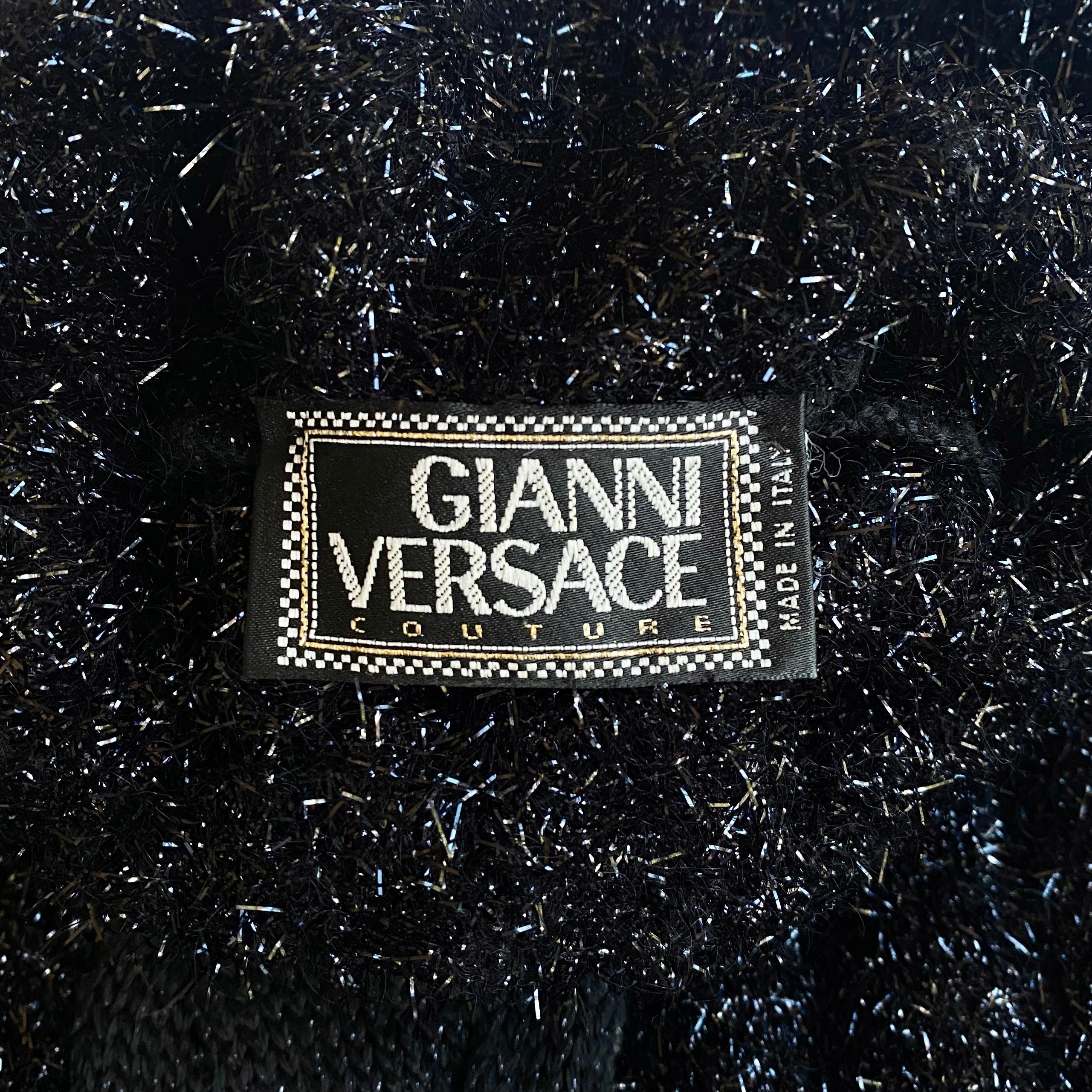 Gianni Versace metallic mohair jumper, fw 1994 3