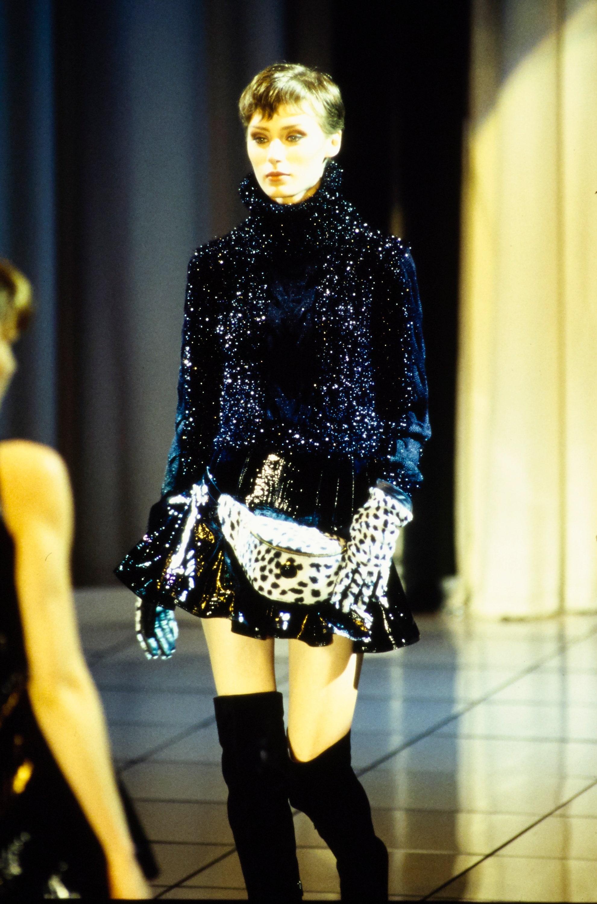 Gianni Versace metallic mohair jumper, fw 1994 4