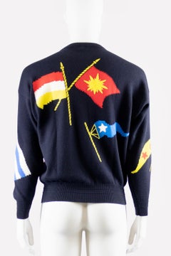 Gianni Versace Spring Summer 1993 ‘Miami Collection’ Flag Sweater
