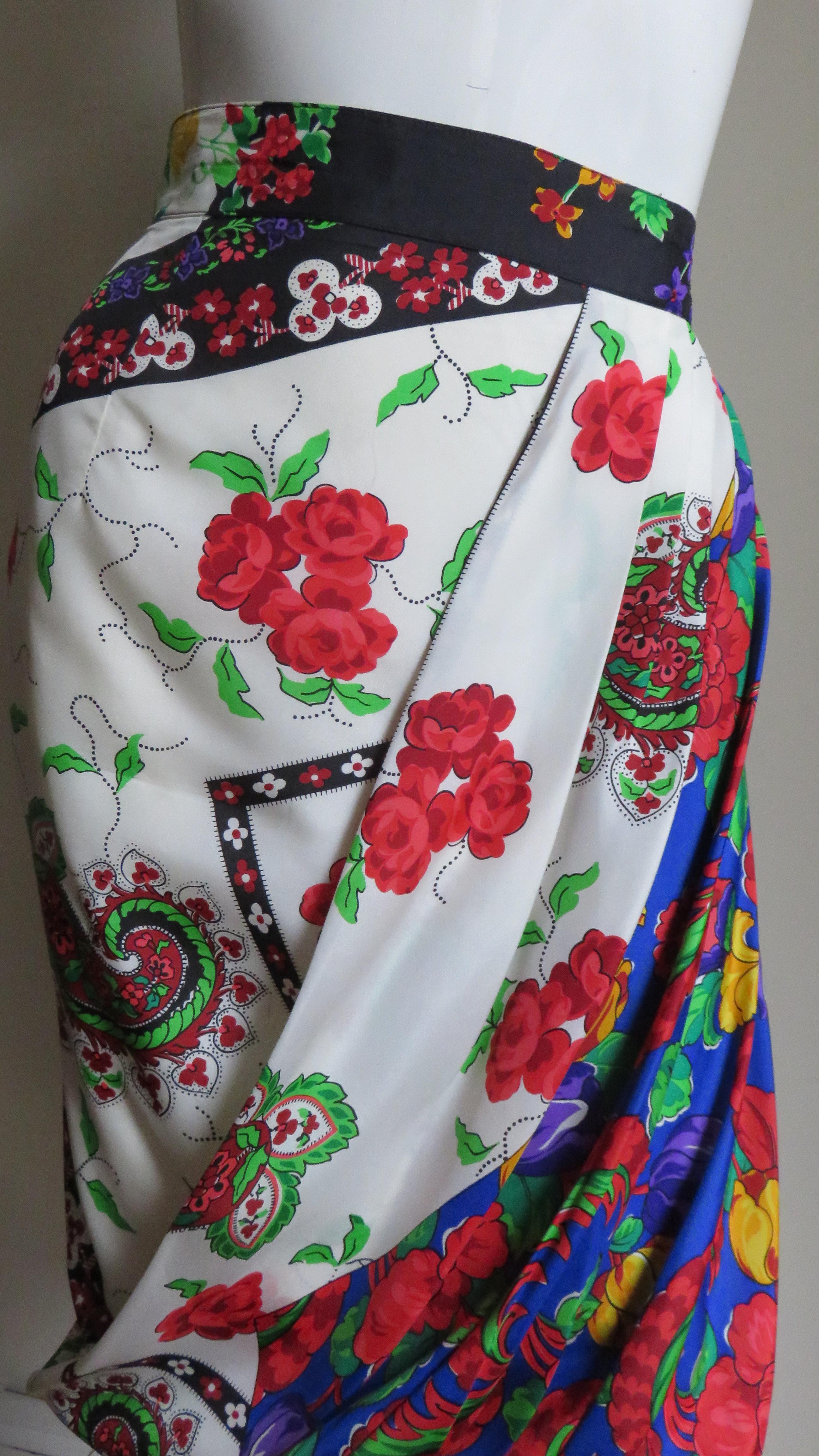 silk skirt pattern