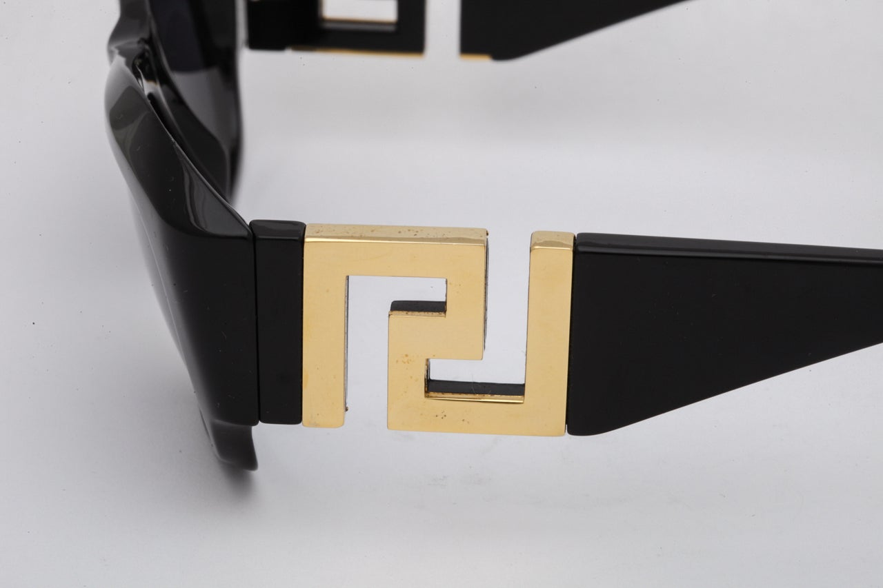 Black Gianni Versace Mod T75 COL 852 Sunglasses  For Sale