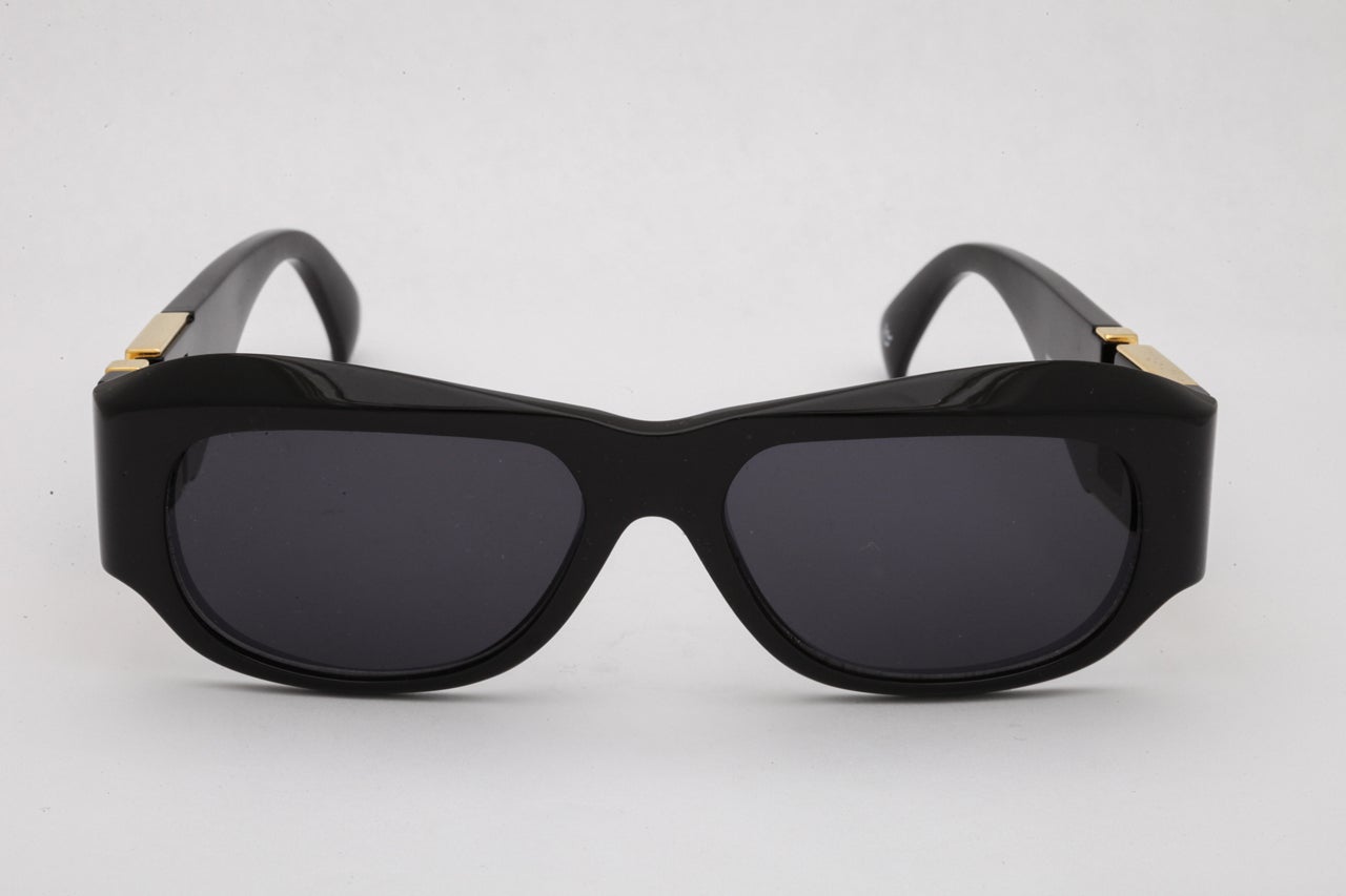 Black Gianni Versace Mod T75 COL 852 Sunglasses  For Sale