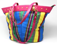 Gianni Versace Multicolored Large Tote, c. 90's