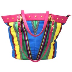 Gianni Versace Multicolored Large Tote, c. 90's