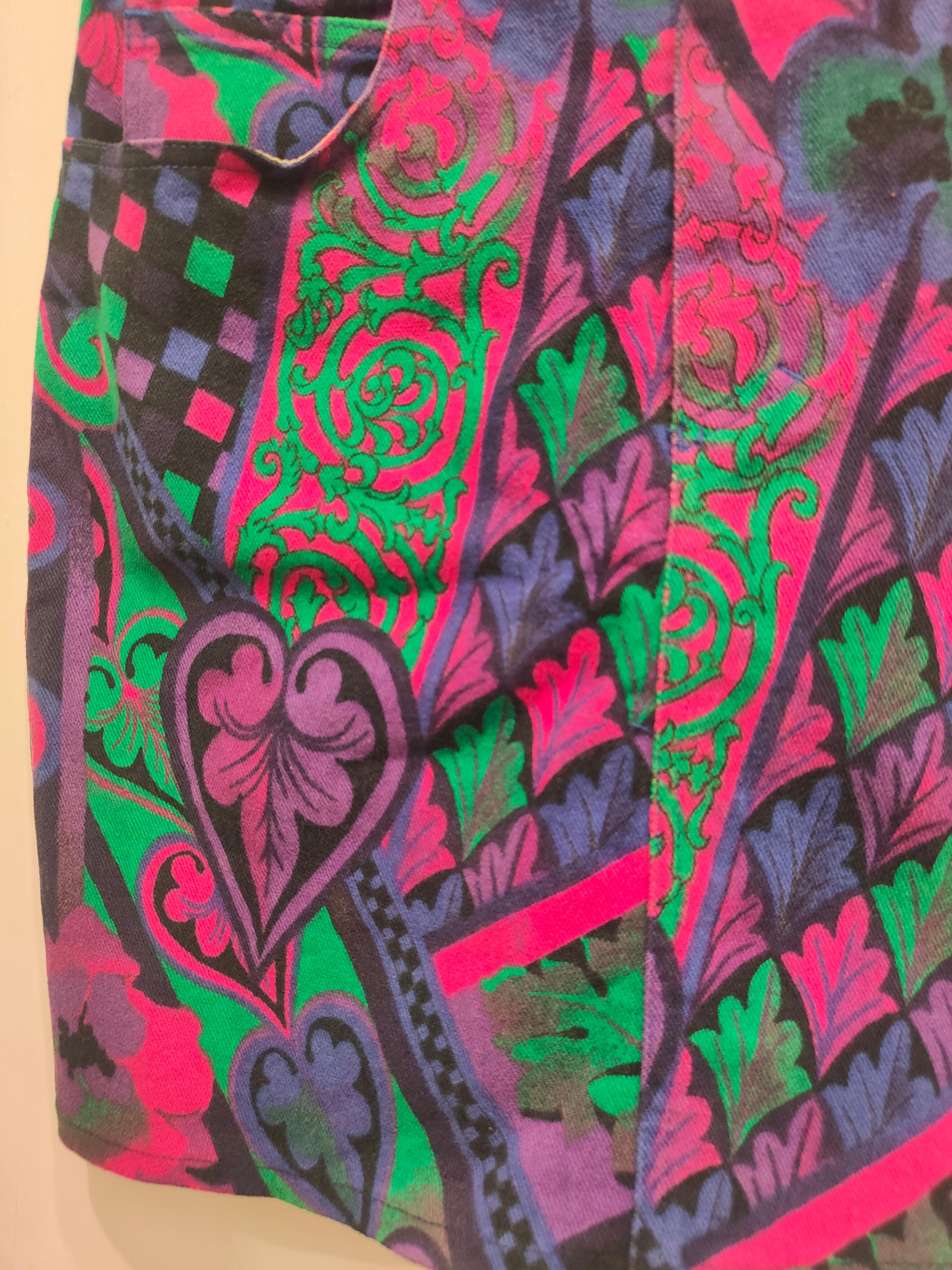 Jupe multicolore Gianni Versace Pour femmes en vente