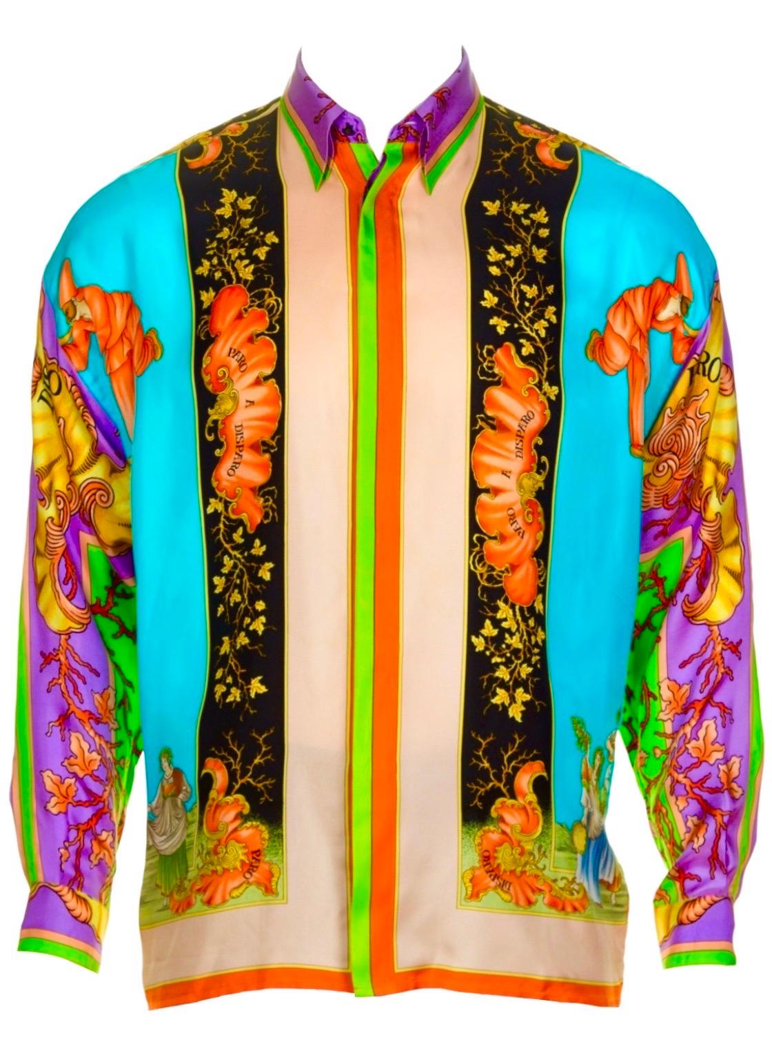 versace beach shirt