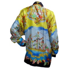 Vintage Gianni Versace Nautical Silk Shirt