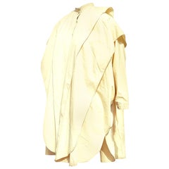 Gianni VERSACE "New" Beige Layers Couture Vintage Mackintosh Raincoat - Unworn