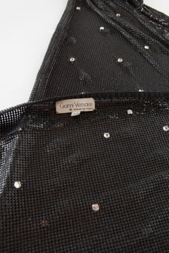 Gianni Versace Oroton Dress with Rhinestone Embellishment and Belt, c.1990s.