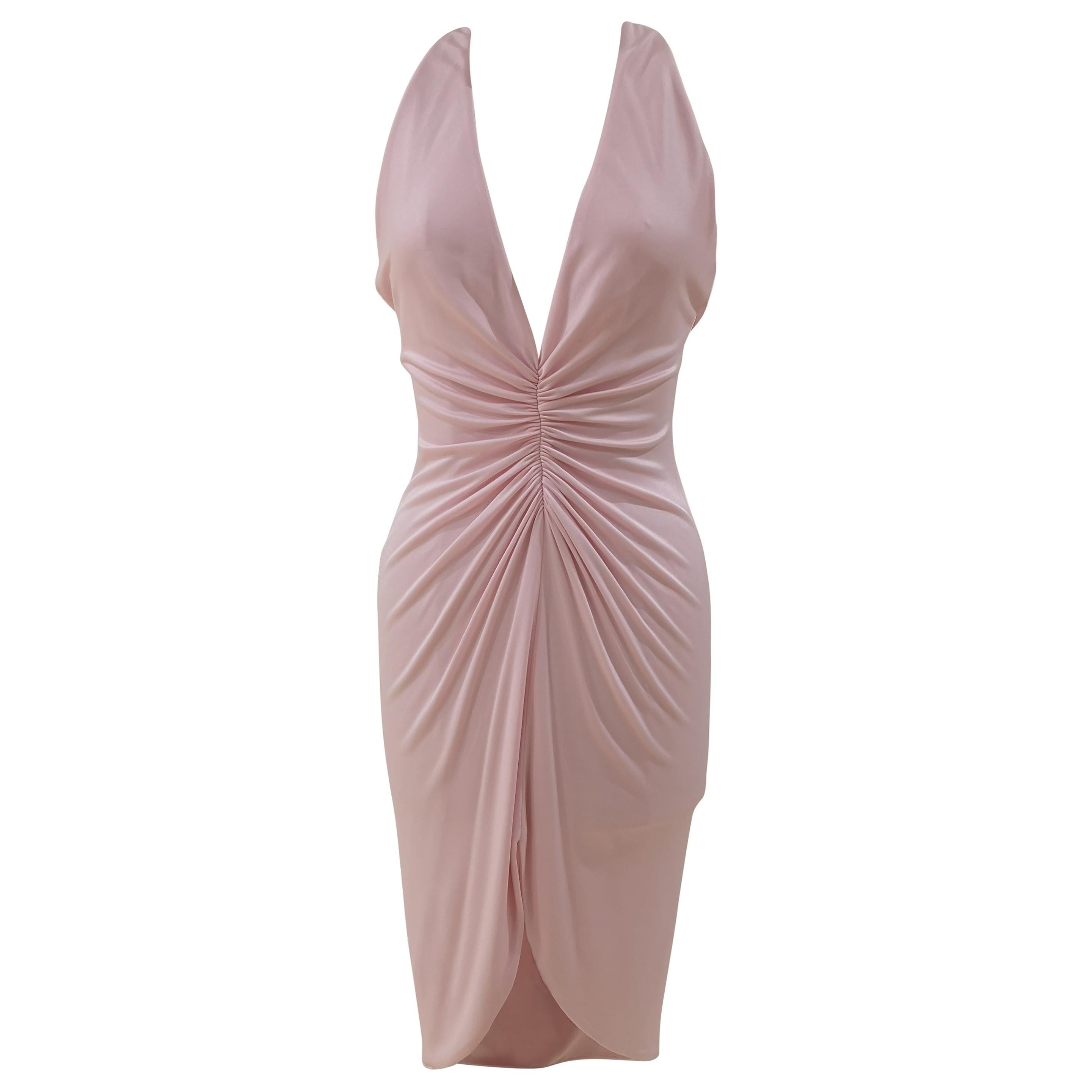 Gianni Versace Pink Dress at 1stDibs