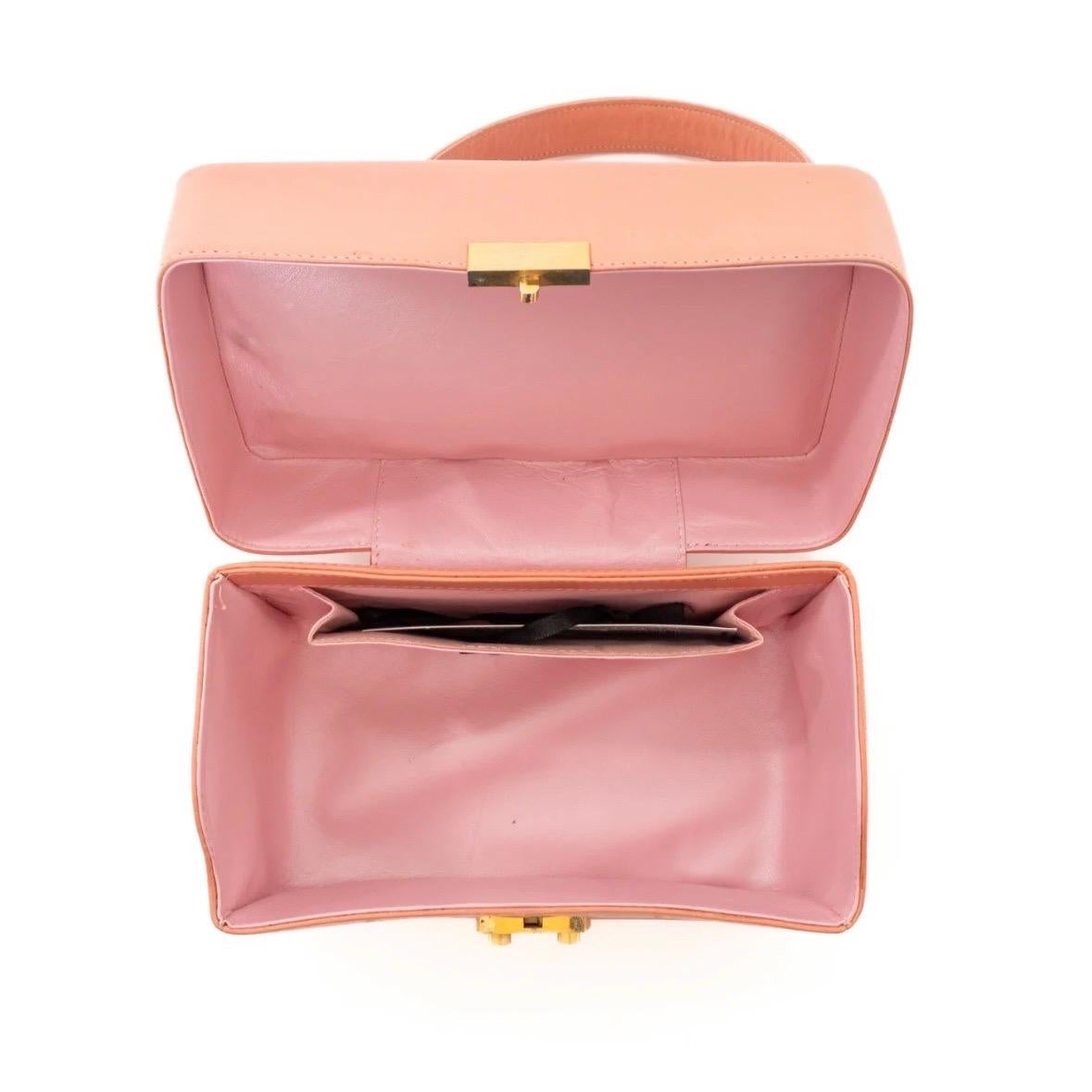 Gianni Versace Pink Top Handle Bag (1990s) 4