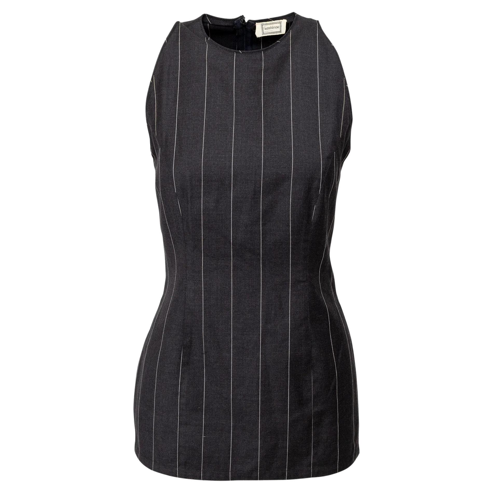 Gianni Versace Pinstripe Mini Dress - '90s