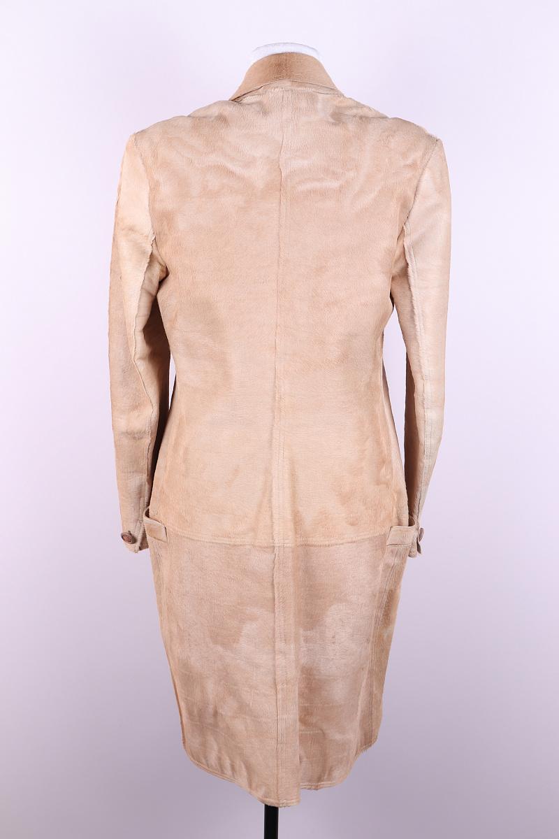 Gianni Versace pony fur coat 1990s vintage For Sale at 1stDibs