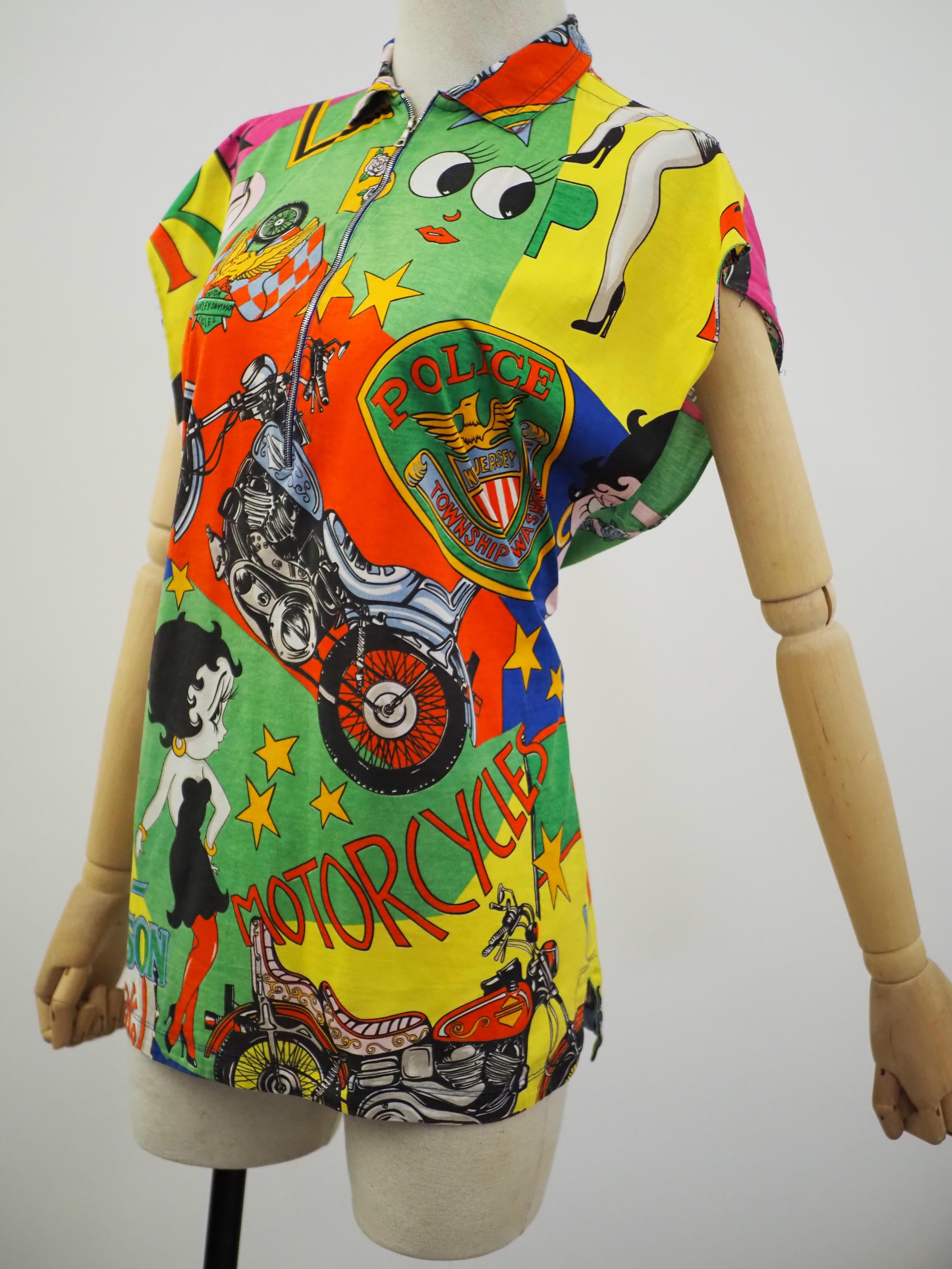 Women's or Men's Gianni Versace pop art Betty Boop shirt For Sale