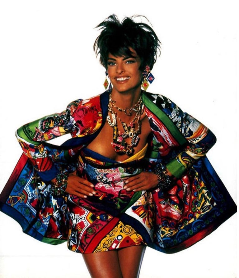 Gianni Versace Pop Art Musical Abstract Silk Shirt SS 1991 For Sale 2