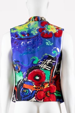 Gianni Versace Multicolour Fall Winter 1991 'Pop Art' Waistcoat