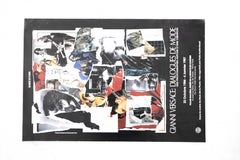 GIANNI VERSACE Poster creato da Mimmo Rotella per Mostra Dialogue du Mode, 1987