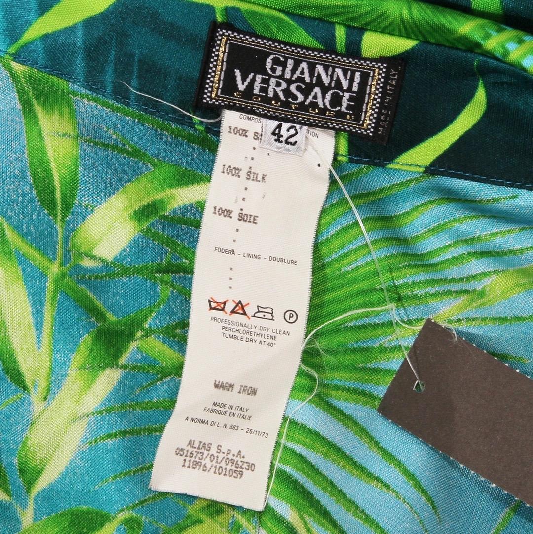 Gianni Versace Print Jersey Dress SS2000 1